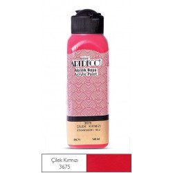ARTDECO AKRİLİK BOYA 140ML ÇİLEK KIRMIZI 3675